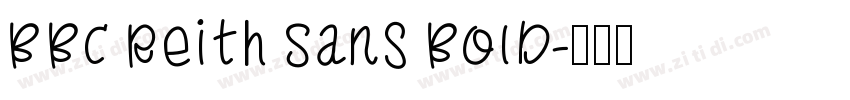 BBC Reith Sans Bold字体转换